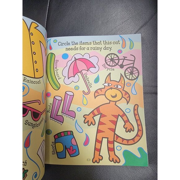 Mishmania Coloring Drawing Puzzles Games Book For Kids "Rain Rain Go Away!" - Picture 4 of 4